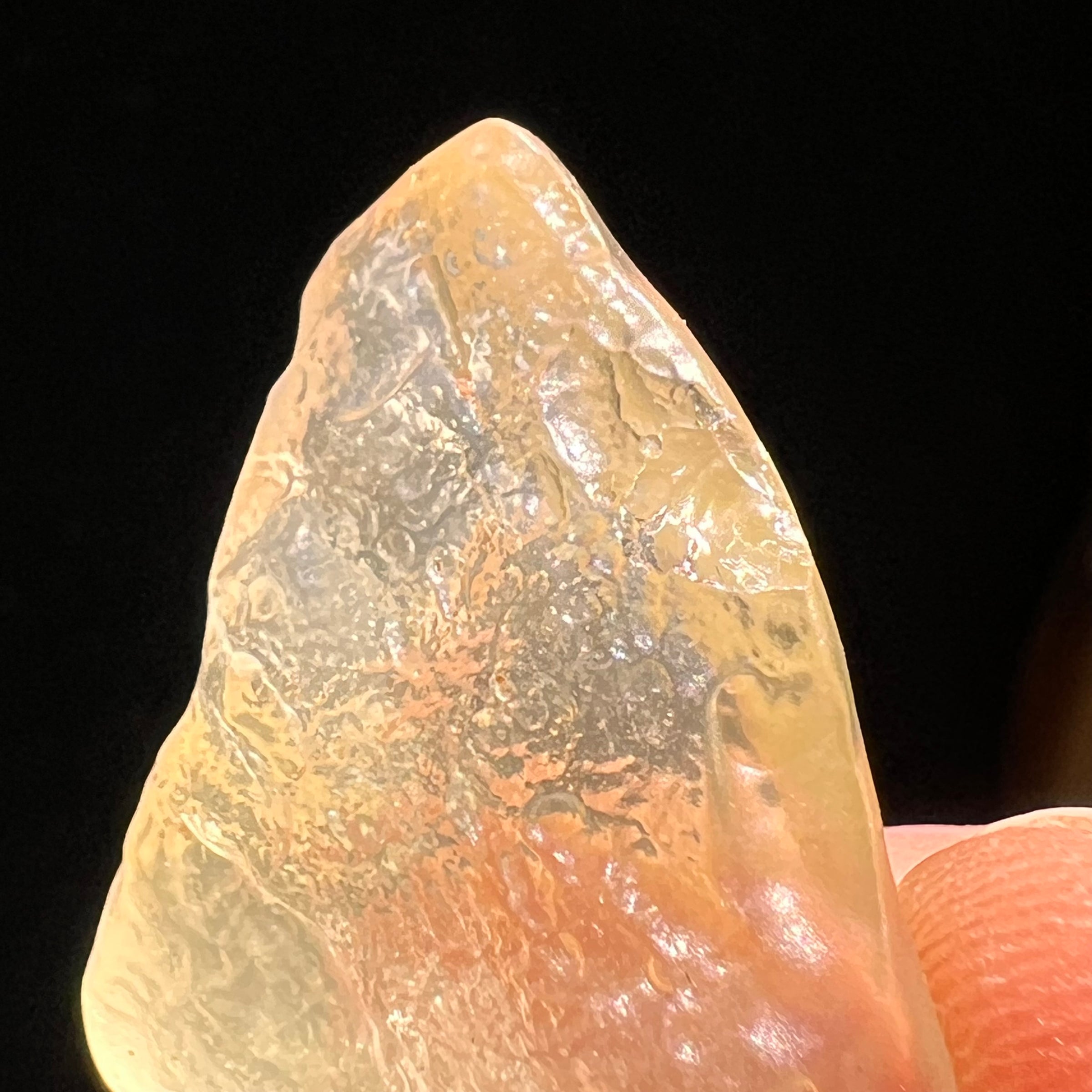 Libyan Desert Glass 9.3 grams #518-Moldavite Life