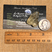 Libyan Desert Glass 9.3 grams #518-Moldavite Life