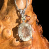 Libyan Desert Glass & Moldavite Necklace Sterling #5196-Moldavite Life
