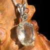 Libyan Desert Glass & Moldavite Necklace Sterling #5201-Moldavite Life