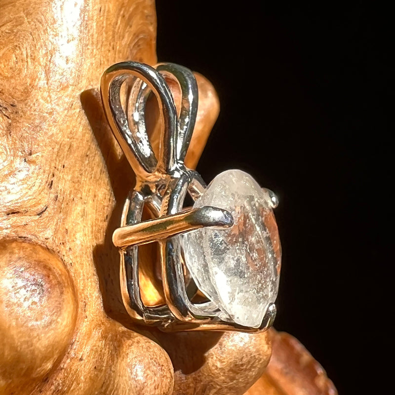 Libyan Desert Glass Pendant Sterling Silver #5178-Moldavite Life