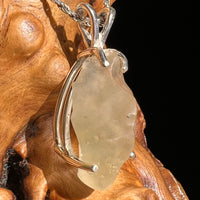 Libyan Desert Glass Pendant Sterling Silver #6276-Moldavite Life