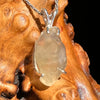 Libyan Desert Glass Pendant Sterling Silver #6276-Moldavite Life