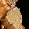 Libyan Desert Glass Pendant Sterling Silver #6277-Moldavite Life