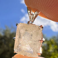 Libyan Desert Glass Pendant Sterling Silver #7291-Moldavite Life