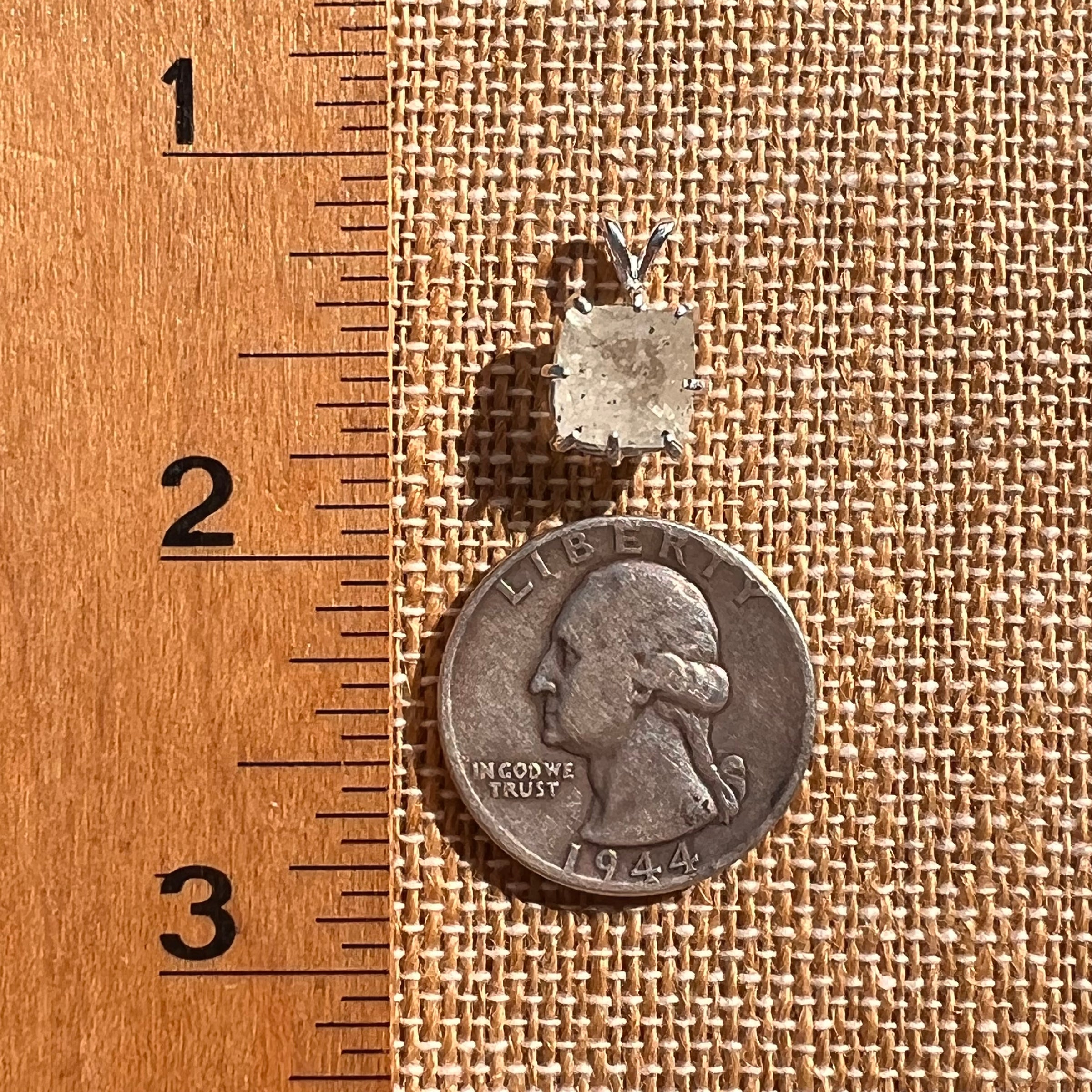 Libyan Desert Glass Pendant Sterling Silver #7549-Moldavite Life