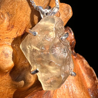 Libyan Desert Glass Pendant Sterling Silver #8295-Moldavite Life
