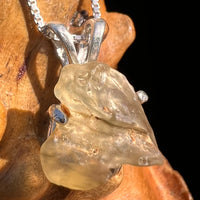 Libyan Desert Glass Pendant Sterling Silver #8298-Moldavite Life