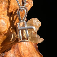 Libyan Desert Glass Pendant Sterling Silver #8298-Moldavite Life