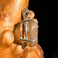 Libyan Desert Glass Pendant Sterling Silver #8329-Moldavite Life