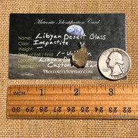 Libyan Desert Glass Pendant Sterling Silver #8330-Moldavite Life