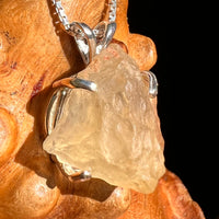 Libyan Desert Glass Pendant Sterling Silver #8341-Moldavite Life