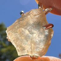 Libyan Desert Glass Pendant Sterling Silver #8341-Moldavite Life