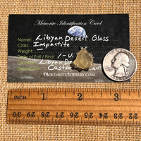 Libyan Desert Glass Pendant Sterling Silver #8341-Moldavite Life
