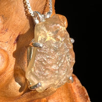 Libyan Desert Glass Pendant Sterling Silver #8343-Moldavite Life
