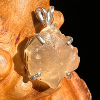 Libyan Desert Glass Pendant Sterling Silver #8344-Moldavite Life