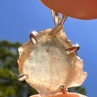 Libyan Desert Glass Pendant Sterling Silver #8344-Moldavite Life