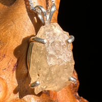 Libyan Desert Glass Pendant Sterling Silver #8346-Moldavite Life