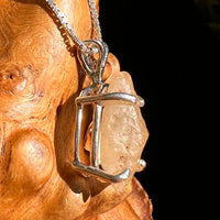 Libyan Desert Glass Pendant Sterling Silver #8346-Moldavite Life