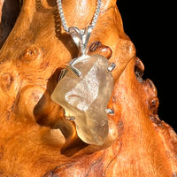 Libyan Desert Glass Pendant Sterling Silver #8353-Moldavite Life
