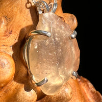 Libyan Desert Glass Pendant Sterling Silver #8354-Moldavite Life