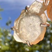Libyan Desert Glass Pendant Sterling Silver #8354-Moldavite Life