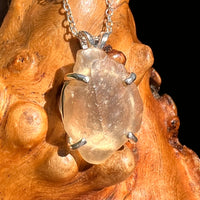 Libyan Desert Glass Pendant Sterling Silver #8354-Moldavite Life