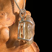 Libyan Desert Glass Pendant Sterling Silver #8355-Moldavite Life