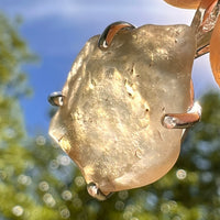 Libyan Desert Glass Pendant Sterling Silver #8355-Moldavite Life