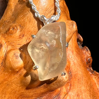 Libyan Desert Glass Pendant Sterling Silver #8360-Moldavite Life