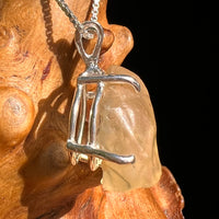 Libyan Desert Glass Pendant Sterling Silver #8361-Moldavite Life