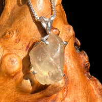 Libyan Desert Glass Pendant Sterling Silver #8361-Moldavite Life