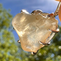 Libyan Desert Glass Pendant Sterling Silver #8363-Moldavite Life