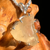 Libyan Desert Glass Pendant Sterling Silver #8363-Moldavite Life