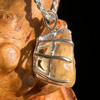 Libyan Desert Glass Pendant Sterling Silver #8364-Moldavite Life