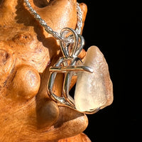 Libyan Desert Glass Pendant Sterling Silver #8365-Moldavite Life