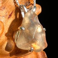 Libyan Desert Glass Pendant Sterling Silver #8366-Moldavite Life