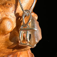 Libyan Desert Glass Pendant Sterling Silver #8366-Moldavite Life