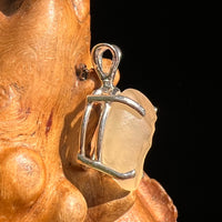 Libyan Desert Glass Pendant Sterling Silver #8371-Moldavite Life