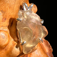 Libyan Desert Glass Pendant Sterling Silver #8374-Moldavite Life