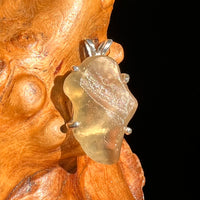 Libyan Desert Glass Pendant Sterling Silver #8375-Moldavite Life