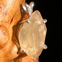 Libyan Desert Glass Pendant Sterling Silver #8376-Moldavite Life