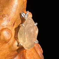 Libyan Desert Glass Pendant Sterling Silver #8376-Moldavite Life