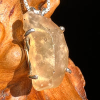 Libyan Desert Glass Pendant Sterling Silver #8380-Moldavite Life