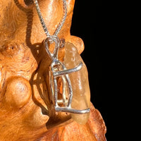 Libyan Desert Glass Pendant Sterling Silver #8380-Moldavite Life