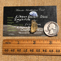 Libyan Desert Glass Pendant Sterling Silver #8380-Moldavite Life