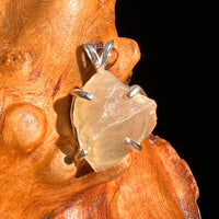 Libyan Desert Glass Pendant Sterling Silver #8381-Moldavite Life