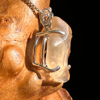 Libyan Desert Glass Pendant Sterling Silver #8389-Moldavite Life