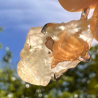 Libyan Desert Glass Pendant Sterling Silver Coesite #8352-Moldavite Life
