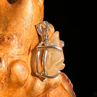 Libyan Desert Glass Pendant Sterling Silver Cristobalite #8384-Moldavite Life